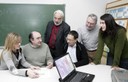 Pilar Sobrevilla, Eduard Montseny, Sebastià Xambó, Francesc Tiñena, Joan Trias i Nelly Gordillo