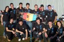 Els integrants dels equips WeCansat i  Terrassa Rocket Team, de l’ETSEIAT.