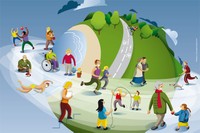 Detall del cartell del Dia Mundial de l'Activitat Física