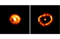 Dues imatges de la nova Cygni 1992 vistes pel telescopi espacial Hubble 