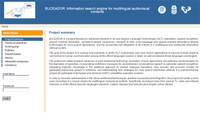 Pàgina inicial del web del projecte Buceador