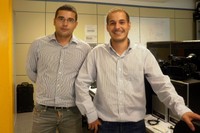 D'esquerra dreta, Paco Lorente i Fco. Javier Iglesias, fundadors d'IGLOR, ubicat al Citilab de Cornellà de Llobregat