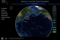 Web del projecte LIDO, mapamundi