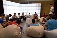 Un dels tallers que s'han impartit a l'Espai Emprèn.