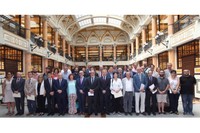 Els representants polítics i acadèmics que van participar en l'acte 