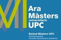 Imatge del cartell 'Ara màsters UPC'