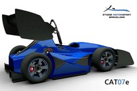 Cotxe de l'equip UPC ETSEIB Motorsport de l’Escola Tècnica Superior d’Enginyeria Industrial de Barcelona (ETSEIB).