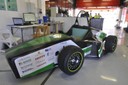 Cotxe de l'equip e-Tech Racing de l’Escola Universitària d'Enginyeria Tècnica Industrial de Barcelona (EUETIB).