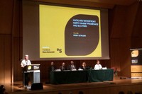 Perry Lethlean, guanyador del Premi Rosa Barba, durant el lliurament dels guardons