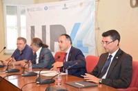 Els quatre rectors de les universitats politècniques públiques, integrades en l'aliança UP4