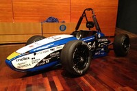 Imatge del vehicle CAT 05e, durant la presentació del passat 26 de juliol