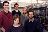 D'esquerra a dreta: Ferran Martin Ciurana, Lorena Bianchet, Rob Sewell, Morgan W. Mitchell i Giorgio Colangelo