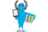 Imatge del concurs de tuits St Jordi UPC 2014 dedicada als guanyadors