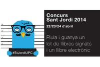 Imatge del concurs de tuits St Jordi UPC 2014