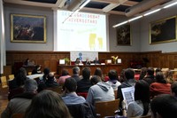 Acte d'inauguració de la IX  Lliga de Debat Universitari de la Xarxa Vives.