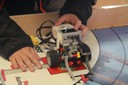 Un dels robots dissenyat durant la competició de la FIRST LEGO League.