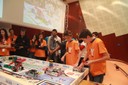 Un dels equips participants a la FIRST LEGO League organitzada per la UPC.