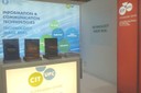 Estand del centre tecnològic CIT UPC, a la fira CeBIT 2015.