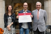 Roger Samsó, investigador del GEMMA, ha rebut el Premi Medi Ambient 2014 de la Generalitat de Catalunya.