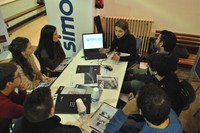 Estudiantat de la UPC a l''Speed-Networking' de 2013