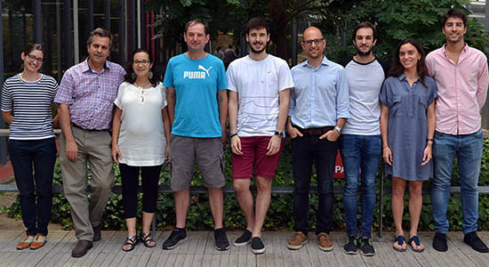 membres del grup de recerca biomec, amb josep maria font, el quart per la dreta