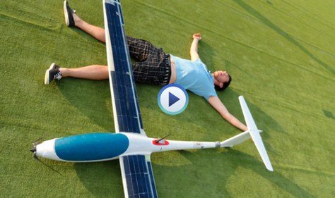 l'avió solar que té el rècord estatal d’hores de vol, un dels projectes del programa inspire3, els quals que es poden visualitzar a través d'aquest enllaç