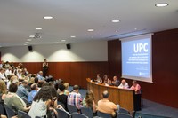 Acte de reconeixement, el 13 de juliol, a la sala d'actes del Vèrtex.