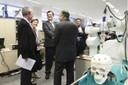 El conseller ha visitat la divisió de robòtica del CREB, a l'edifici K2M