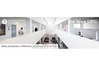 Imatge de la pàgina inicial del nou blog de participació 'La teva UPC'.