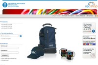 Pàgina inicial de la botiga en línia UPCShop