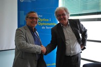 Presa de possessió de Josep Pladellorens com a director del Departament d’Òptica i Optometria.