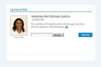 Imatge de l'aplicació "La meva foto"