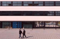 Façana de l'Escola Universitària Politècnica de Mataró (EUPMT)