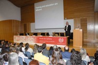Conferència de Woody Flowers al Campus Nord