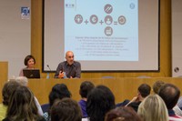 Imatge de la primera sessió informativa sobre la iniciativa SUMA al Campus Nord