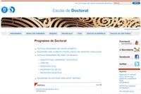 Imatge del web de l'Escola de Doctorat de la UPC