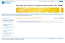 Imatge de la pàgina web  Descriptor de la Recerca i l'Activitat Acadèmica de la UPC (DRAC).